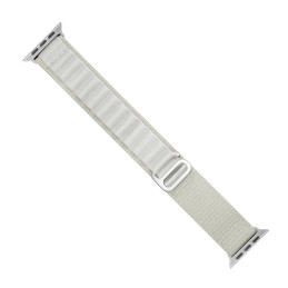 Alpinis dirželis su plienine sagtimi Apple Watch 42/ 44/ 45/ 49 mm - sidabrinė