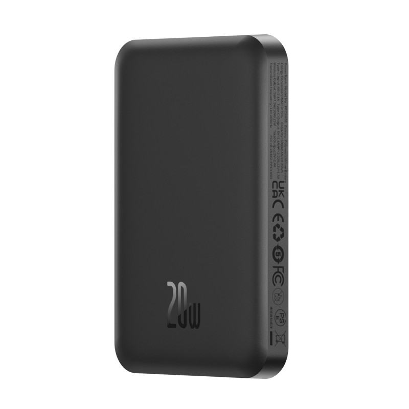 Baseus mini maitinimo blokas 5000mAh 20W + USB-C laidas (20V/ 3A) - juodas