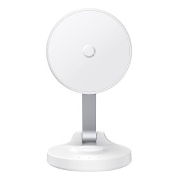 Baseus MagPro sulankstomas magnetinis laikiklis telefonui - baltas