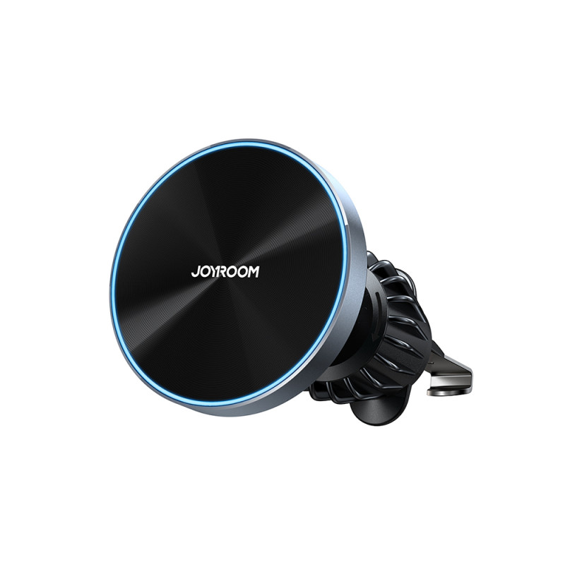 Joyroom magnetinis automobilinis laikiklis 15W belaidis įkroviklis oro ventiliacijai juodas (JR-ZS240 Pro)