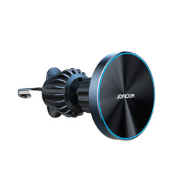 Joyroom magnetinis automobilinis laikiklis 15W belaidis įkroviklis oro ventiliacijai juodas (JR-ZS240 Pro)