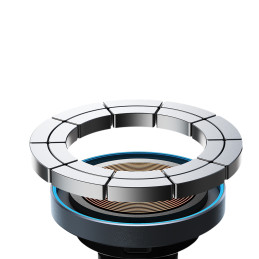 Joyroom magnetinis automobilinis laikiklis 15W belaidis įkroviklis oro ventiliacijai juodas (JR-ZS240 Pro)