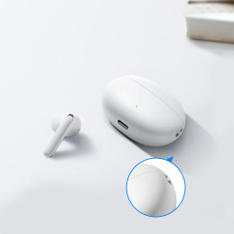 Joyroom Funpods belaidės į ausis įdedamos ausinės (JR-FB2) – baltos