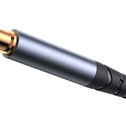 Joyroom Audio Transfer Series SY-A06 mini lizdas 3,5 mm / Lightning kabelis 1,2 m - juodas