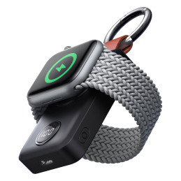 Joyroom JR-WQW01 belaidis maitinimo blokas 2000 mAh 3W, skirtas Apple Watch - juodas