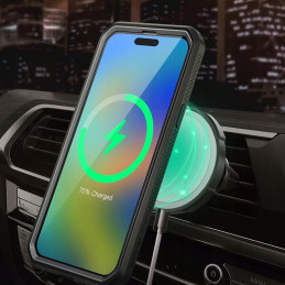 Supcase UB Pro Mag dėklas su MagSafe, skirtas iPhone 15 Pro - juodas
