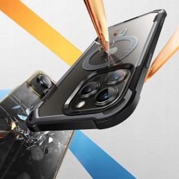 IBLSN Ares Mag Supcase dėklas su MagSafe, skirtas iPhone 15 Pro Max - juodas