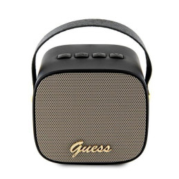 Guess 4G Leather Script Logo Mini garsiakalbis – juodas