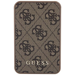 Guess 4G Leather Metal Logo Powerbank 15W 5000mAh - ruda