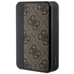 Guess 4G odinis metalinis logotipas Powerbank 18W 10000mAh - ruda