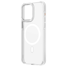 UNIQ Calio Magclick įkrovimo dėklas, skirtas iPhone 15 Pro - skaidrus