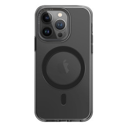 UNIQ Calio Magclick įkrovimo dėklas, skirtas iPhone 15 Pro Max - pilkas