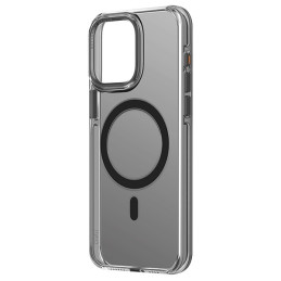 UNIQ Calio Magclick įkrovimo dėklas, skirtas iPhone 15 Pro Max - pilkas