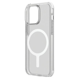 UNIQ Combat Magclick įkrovimo dėklas iPhone 15 - baltas