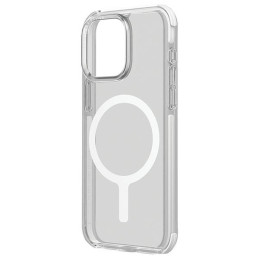 UNIQ Combat Magclick įkrovimo dėklas, skirtas iPhone 15 Pro Max - baltas