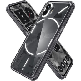 Spigen Ultra Hybrid dėklas for Nothing Phone 2 - permatomas pilkas