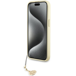 Guess 4G Charms Collection dėklas iPhone 15 - pilkas