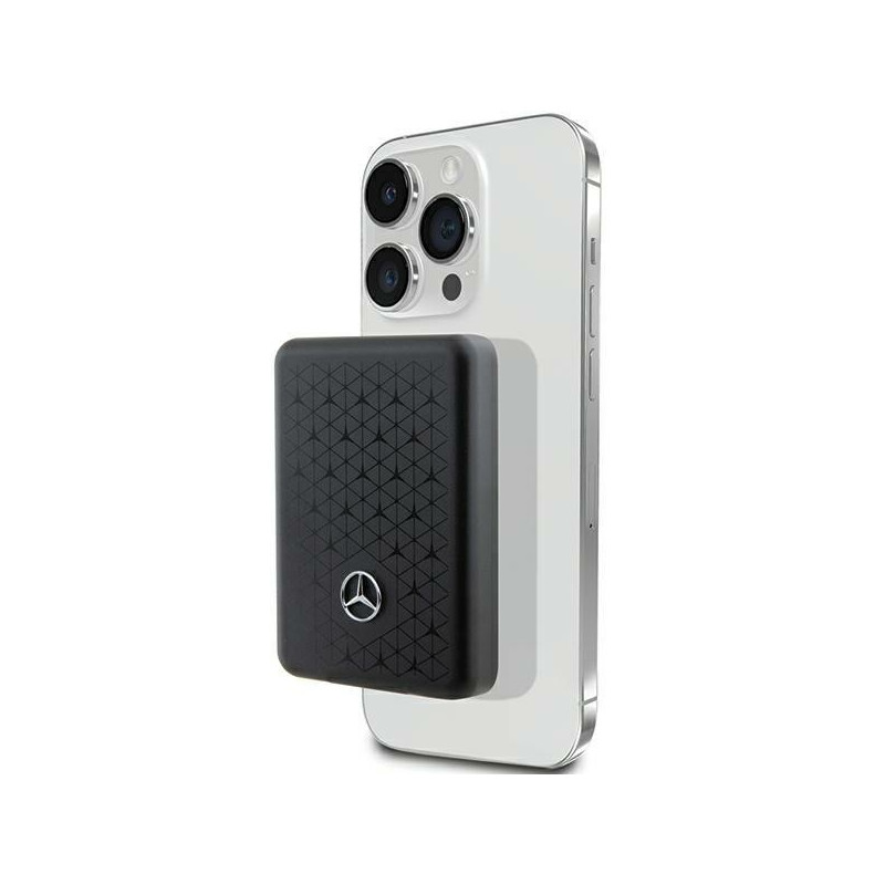 Powerbank Mercedes Stars Pattern MagSafe 15W 5000mAh - juoda