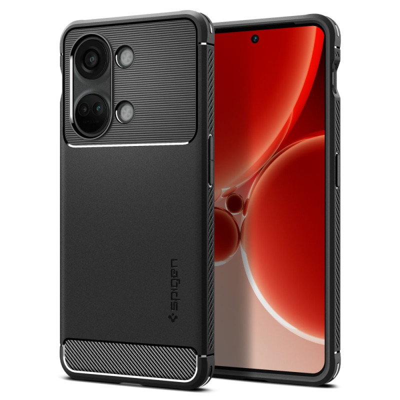 Spigen Rugged Armor dėklas, skirtas OnePlus Nord 3 5G - matinė juoda