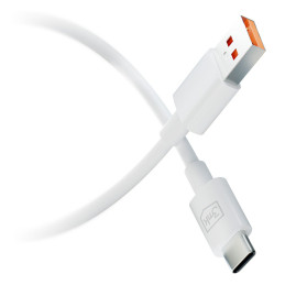 3mk Hyper Cable USB-A / USB-C 1,2m 5A - baltas