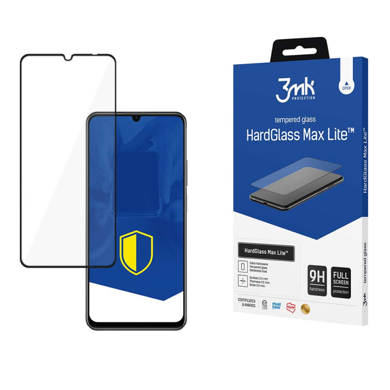 9H 3mk HardGlass Max Lite™ stiklas „Realme C51 4G“.
