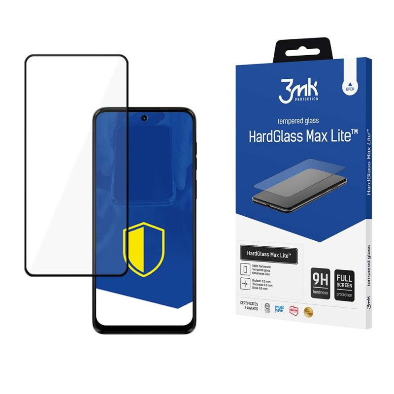 9H 3mk HardGlass Max Lite™ stiklas, skirtas Motorola Moto G14