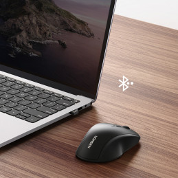 Ugreen MU101 ergonomiška belaidė pelė Bluetooth 2.4 GHz – mėlyna