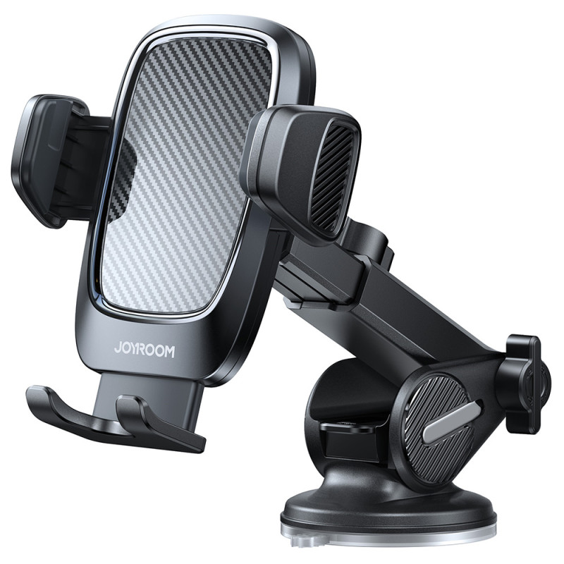 Joyroom automobilio telefono laikiklis kabinai, prietaisų skydelis juodas (JR-ZS350)