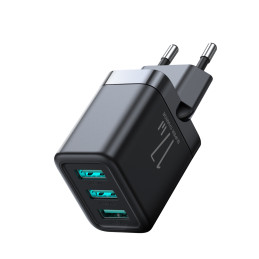 Joyroom JR-TCN02 3xUSB-A 17W 3.4A tinklo įkroviklis - juodas
