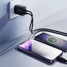 Joyroom JR-TCN01 2xUSB-A 12W 2,4A tinklo įkroviklis - juodas