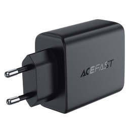 Acefast A61 PD 45W GaN įkroviklis 2 x USB-C + 2 x USB-A su 4 prievadais - juodas