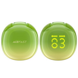 Acefast T9 Bluetooth 5.3 į ausis įdedamos belaidės ausinės – žalios spalvos