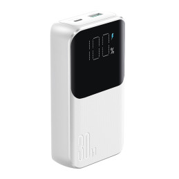Joyroom JR-PBC06 mini maitinimo blokas su įmontuotais USB-C / Lightning laidais 30W 10000mAh - balta