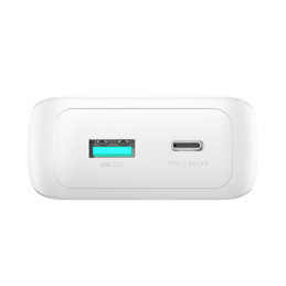Joyroom JR-PBC07 20000mAh 30W mini maitinimo blokas su USB-C ir Lightning laidais – balta