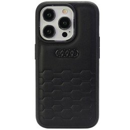 Audi GT Sintetinės odos dėklas iPhone 15 Pro Max - juodas