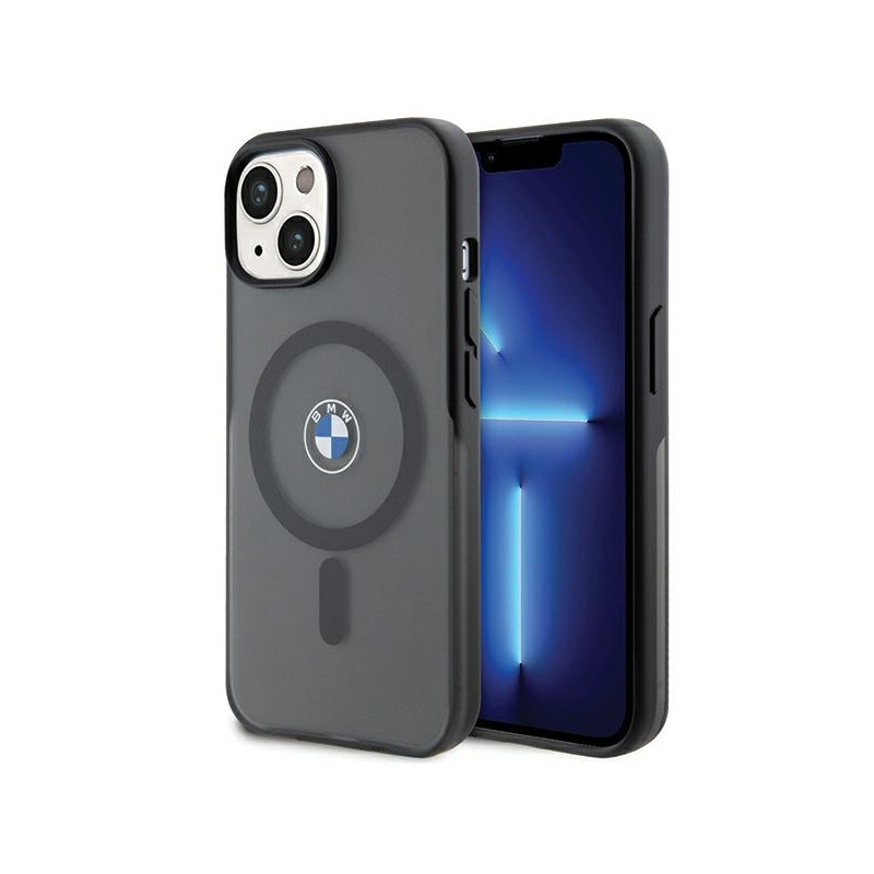 BMW IML Signature MagSafe dėklas iPhone 15 - juodas