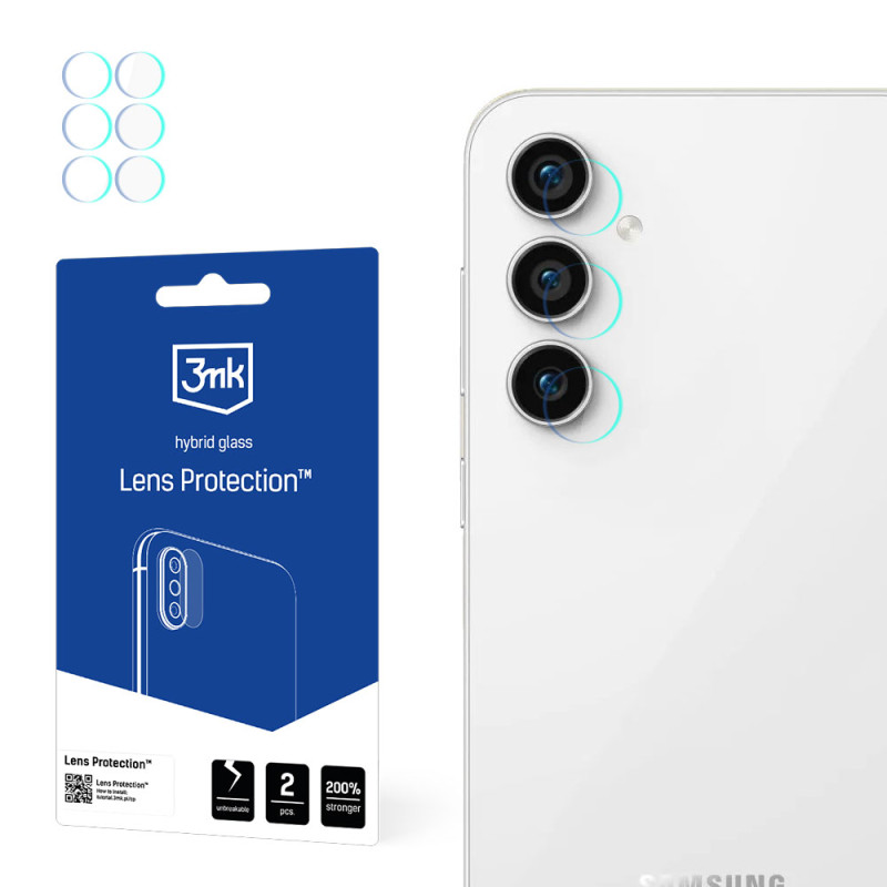 3mk Lens Protection™ hibridinis fotoaparato stiklas, skirtas Samsung Galaxy S23 FE