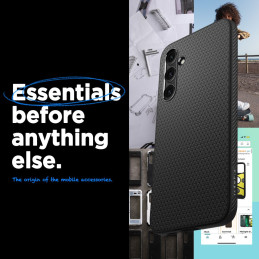 Spigen Liquid Air dėklas, skirtas Samsung Galaxy S23 FE - tamsiai žalias