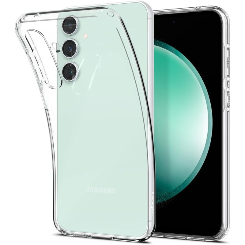 Spigen Skystųjų kristalų dėklas, skirtas Samsung Galaxy S23 FE - skaidrus