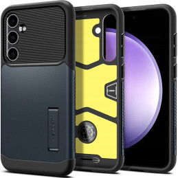 Spigen Slim Armor dėklas, skirtas Samsung Galaxy S23 FE - tamsiai mėlynas