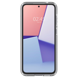 „Spigen Ultra Hybrid OneTap“ žiedinis dėklas su „MagSafe“, skirtas Samsung Galaxy S23 FE – skaidrus ir juodas