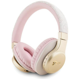 Guess 4G Script Bluetooth ant ausinių įdedamos ausinės – rožinės spalvos