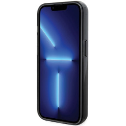 Karl Lagerfeld Ring Stand Karl&Choupette MagSafe dėklas iPhone 13 Pro - juodas