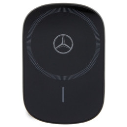 Mercedes Silver Stars MagSafe 15W indukcinis laikiklis prietaisų skydeliui arba langui - juodas