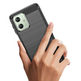 Anglies dėklas, skirtas Motorola Moto G54 - juodas
