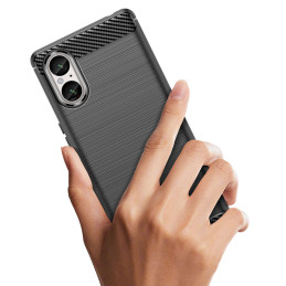 Anglies dėklas, skirtas Sony Xperia 5 V - juodas