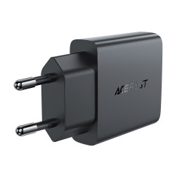 Acefast A65 PD 20W GaN USB-C itin plonas sieninis įkroviklis – juodas