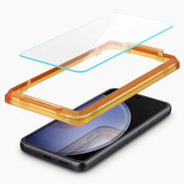 Spigen ALM Glas.tR grūdintas stiklas, skirtas Samsung Galaxy S23 FE - 2 vnt.