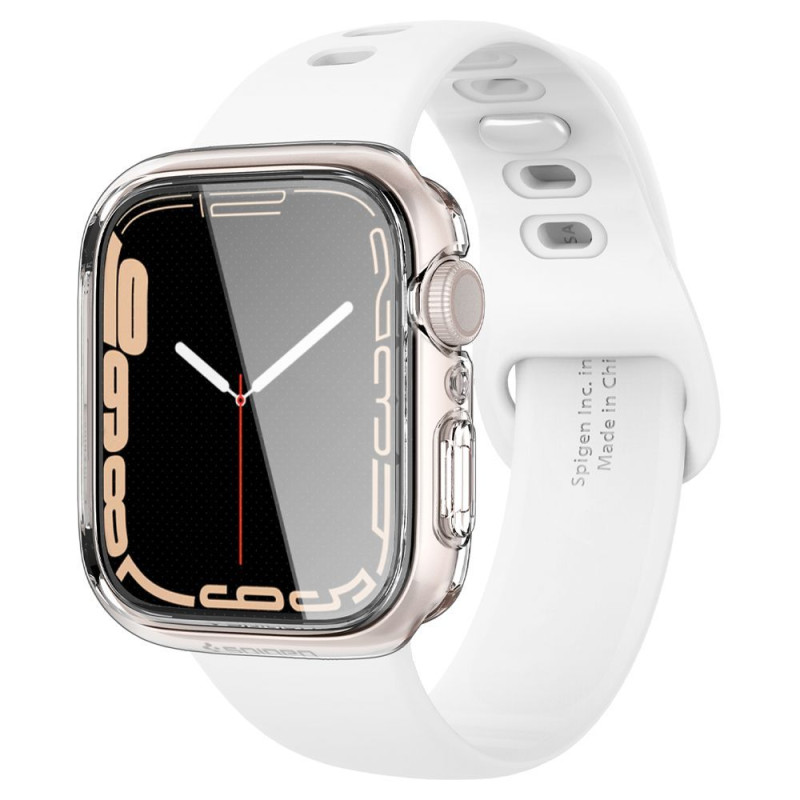 Spigen Ultra Hybrid dėklas Apple Watch 7 / 8 / 9 (45 mm) - skaidrus
