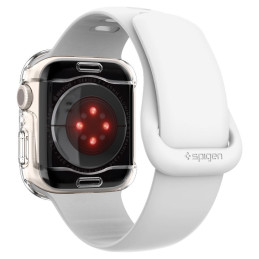 Spigen Ultra Hybrid dėklas Apple Watch 7 / 8 / 9 (45 mm) - skaidrus
